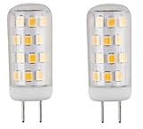 CBconcept UL Listed, G8 LED Light Bulb (Standard 37mm Length), 2 Pack, 3 Watt, 310 Lumen, Not Dimmab