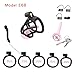 Men's Resin Breathable cage with Five Fixed arc Rings (43mm/46mm/49mm/51mm/55mm) (Black, E6)