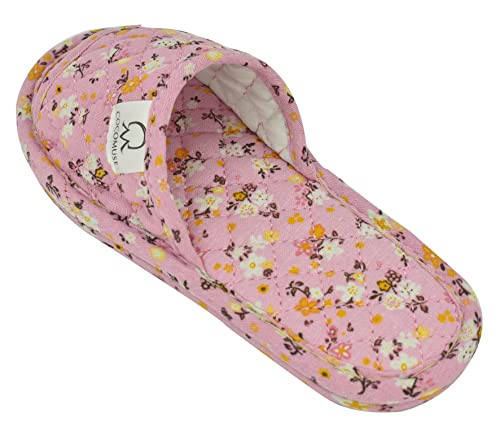Image of Ultralight Soft Indoor Open Toe Cotton linen Slippers Absorb Sweat Cloth Bottom House Slippers