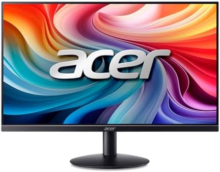 Acer SB242Y H1bi Professional Home Office Monitor 23.8" Full HD (1920 x 1080) | Ultra-Slim | Frameless | Up to 100Hz | 4ms (G to G) | Tilt | HDMI & VGA Ports | SB242Y H1bi: image 1 of 8