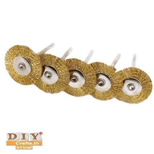 Image of DIY Crafts Rotary Tool, Design No # 1, Brass Wire Brush Polishing Wor (Rotary Tool, Design No # 1)