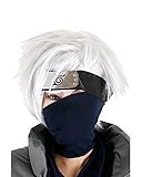 Miccostumes Men's Naruto Hatake Kakashi Cosplay Wig (Silver)