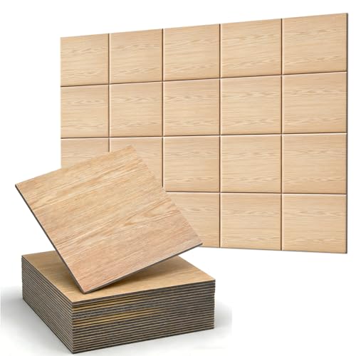HEROADNCKFOAM 20 Piece Peel and Stick Wall Panels,Sound Proof Foam Panels for Walls Wood Grain...