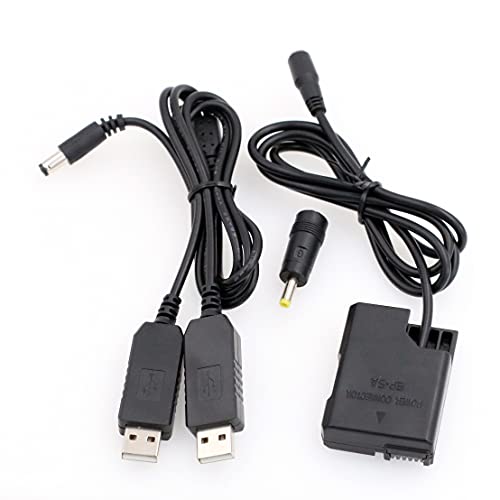 Coupleur DC EN-EL14 double USB câble alimentation Nikon D5200