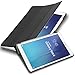 Produktbild Cadorabo Tablet Hülle für Samsung Galaxy Tab E (9.6" Zoll) SM-T561 / T560 in Satin SCHWARZ  Ultra Dünne Book Style Schutzhülle OHNE Auto Wake Up und Standfunktion aus Kunstleder