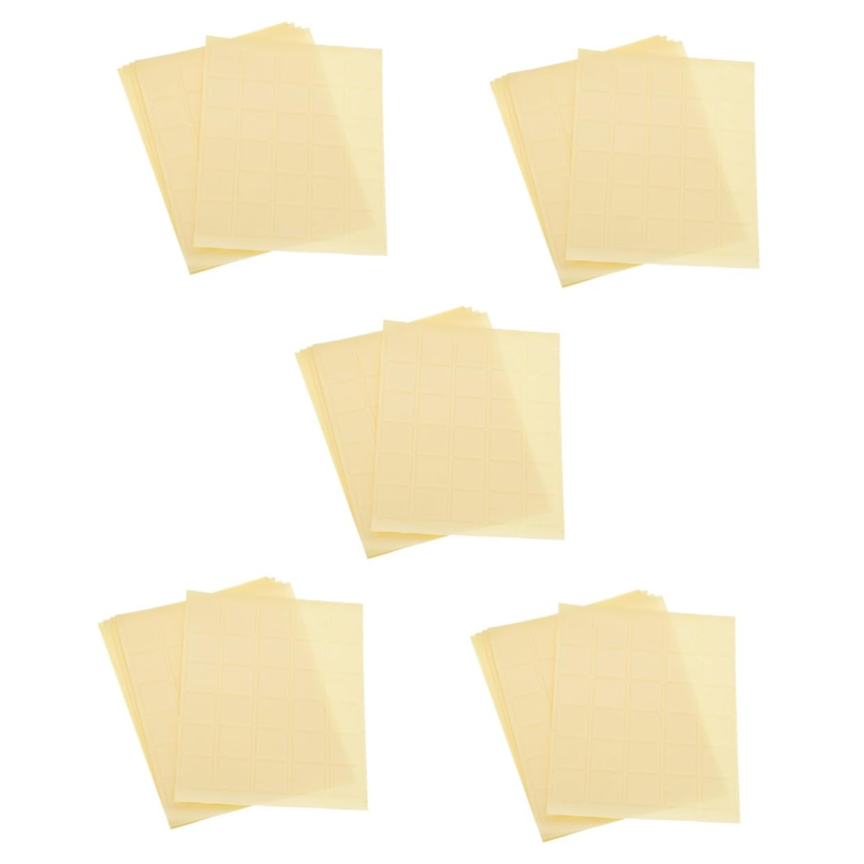 HOMSFOU 5 Sätze Doppelseitige Klebepunkte Transparente Abnehmbare Und Wasserdichte Klebepads Für Fotos Poster Dekorationen Und Bastelarbeiten Für Diy Projekte 150 Stück * 5