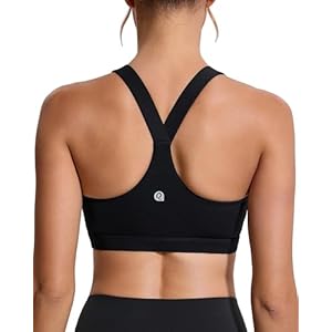 RUNNING GIRL Sports Bras for Women, Molded Cup High Impact Sports Bra Workout Bras for Women High Support Racerback