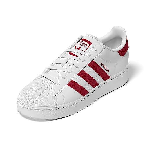 Baskets Adidas Superstar XLG blanches et rouges pour vos looks urbains
