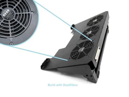 Image of Fourdot Coolings Industrial High Speed Laptop Cooling Pad (17.3inch Dodger-S)