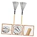 TOYANDONA 1pair Maple Wooden Handle Drum Brush Portable Percussion Tool for Drummers and Students for Jazz and Drum Performance