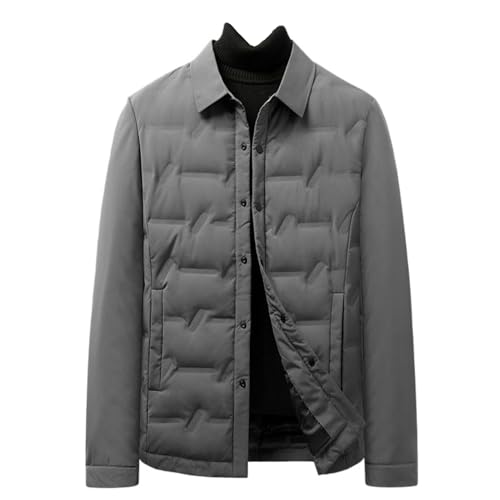 Manteau en duvet homme urbain veste d'hiver légère de bureau