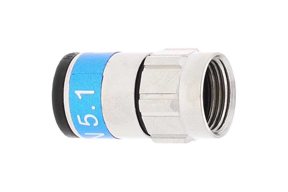 Cabelcon F-6-TD Self Install 5.1 Blau Wtyczka kompresyjna NiTI O-ring 100 szt