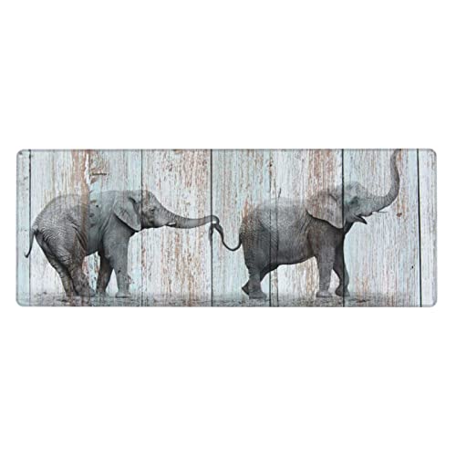 Tapis de souris de jeu en bois éléphant pour embellir votre bureau de gamer