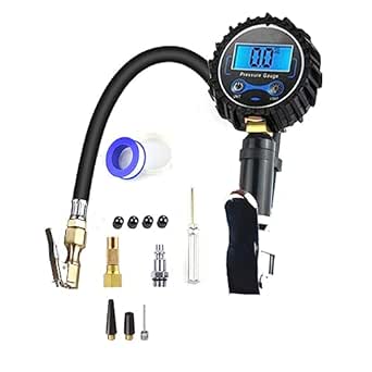 Digital Tire Inflator With Pressure Gauge Air Chuck With Gauge For Air Compressor - View #5