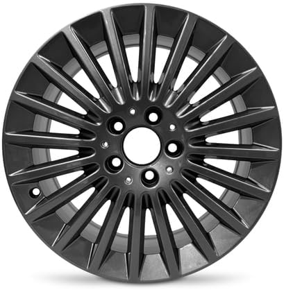 20x8.5 inch OEM Direct Replacement Aluminum Wheel for 2013–2020 Mercedes-Benz GLS-Class 5-112mm Charcoal 20 in Rim 2134012100