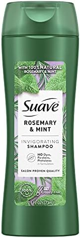 Suave Shampoo To Revitalize Hair Rosemary and Mint Invigorating for Dry Hair, 12.6 Fl Oz