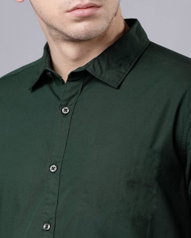 Image of U-Turn Casual Shirt for Men || Shirt for Men Stylish || Men Stylish Shirt || Men Solid Plain Shirt