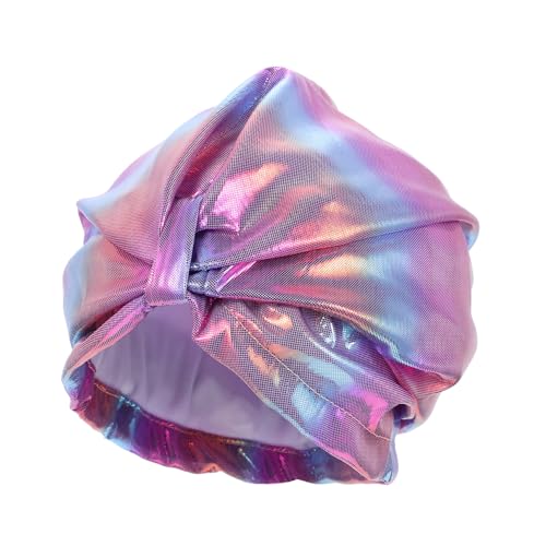 Bonnet de bain nylon premium pour femmes à cheveux longs étanche et élastique de natation