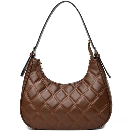 Image of CROJUYI Small Crescent Shoulder Bags Purses for Women Retro Classic Clutch Hobo Tote Purse and Handbag Cute Crossbody Bags