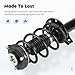 Front Struts Assembly Fit for Volkswagen Jetta 05-17, 09-16 for CC, 06-16 for Passat, 10-14 for Golf, 2012-2017 for Beetle, 06-13 for AUDI A3 Quattro, Shock Absorber & Sway Bars End Links (4Pcs)
