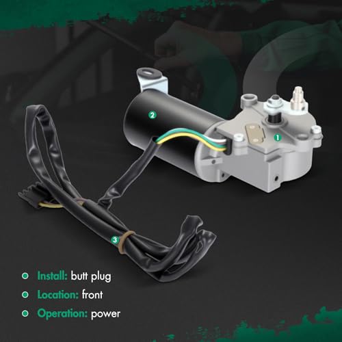 Image of SCITOO Front Windshield Wiper Motor Replacement fit for 1983 for Jeep for CJ5,Replaces OEM: AA185433,296245