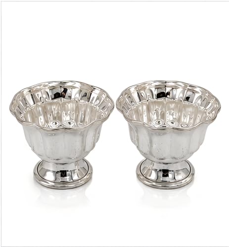 Image of BLeaf German Silver Lotus Kumkum Cup (5 cm Dia x 4 cm H, 35g)