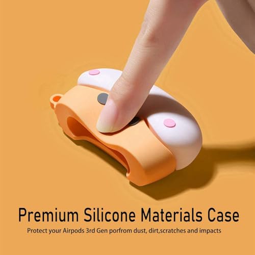 Image of Hamper Silicone Case Cover Compatible for OnePlus Nord Buds 3 | 3 Pro (Shiba Dog)