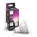 Philips Hue Bombilla Inteligente LED GU10, con Bluetooth, Luz Blanca y Color,...