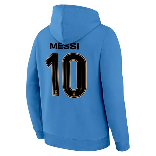 Image of Icon Sports Officially Licensed Argentine Football Association Lionel Messi Pullover Hoodie - Unisex Kids
