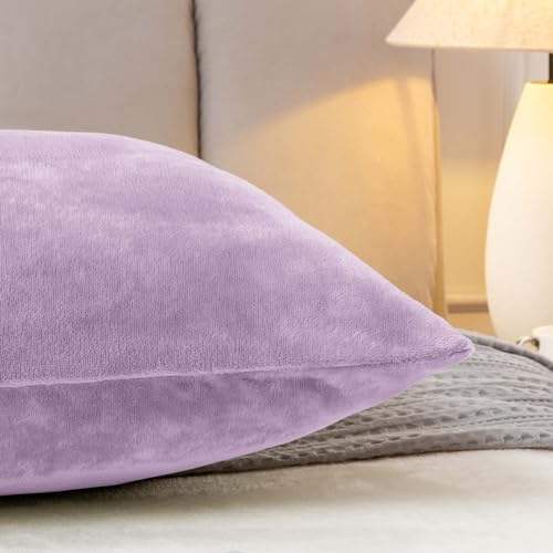 Image of BEDELITE Body Pillow Cover with Zipper, Lavender, 20x54 Inch, 1 Pack | Body Pillow Pillowcase, Super Soft and Cozy Fuzzy Fleece, Luxury Plush Long Pillowcase, Versatile Comfort for All Seasons