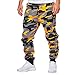 Eauptffy Calzamaglia da Calcio Pantaloni Fitness Casual Shot Men's Sports Camouflage Jogging Stampa Pantaloni di Men Termico Unisex