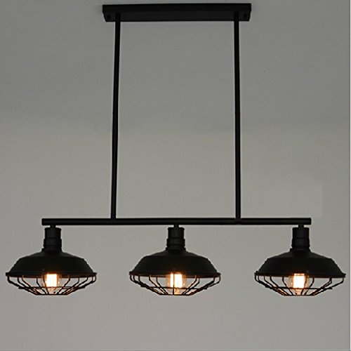 Preisvergleich Produktbild Meters Kronleuchter Retro Industrie Wohnzimmer Restaurant Schmiedeeisen Lampe 3 Kopf Pfanne Kronleuchter