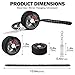 TSTESE Car Wheel Hub Shape Ornament Rearview Mirror Hanging Rear View Swinging Decorations Pendant Unique Decor Decoration Interior Ornaments Charms Accessories (Gunmetal)