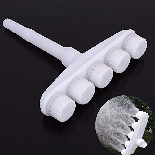 Gxbld-yy 5 Nozzle Garden Water Gun Hose Nozzle Mutifunctional Household Car Washing Yard Water Sprayer Pipe Tube Nozzle Sprinkle Tools