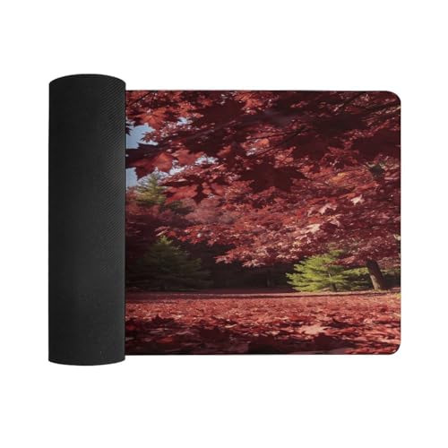 Burgundyred Desk Pad impermeable 30x60 cm miniatura 3