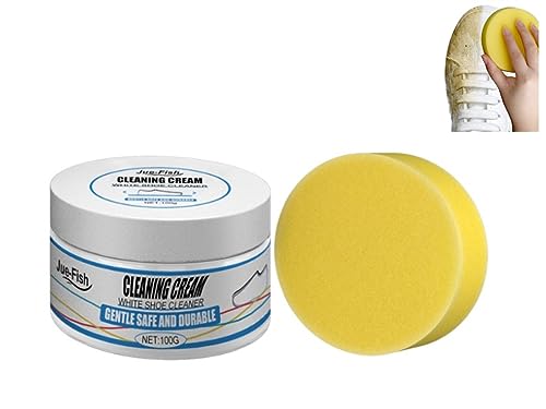 cooluder White Shoe Cleaning Cream, Jue Fish Cleaning Cream, White