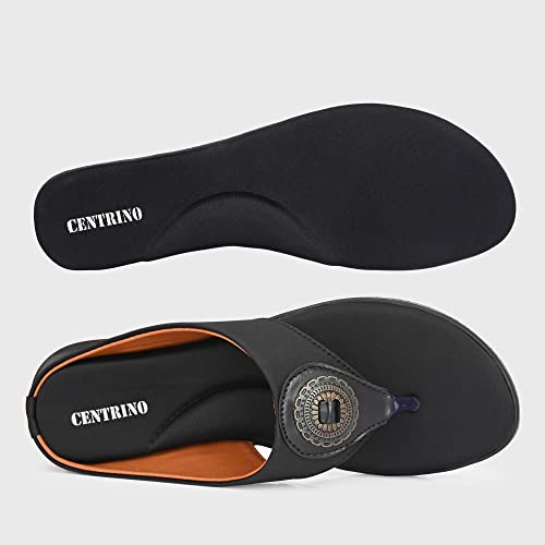 Image of Centrino Women Thong Sandals & Comfortable Ortho Care Sandal For Ladies | Fashion Wear Sandal & Chappal | Soft Cushioned for More comfort (2854)