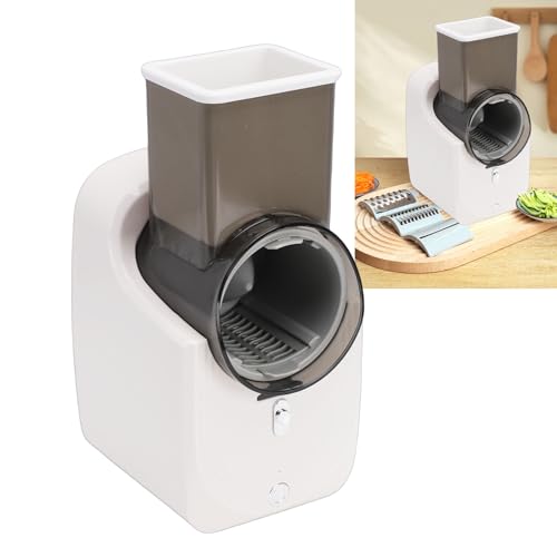Rallador eléctrico de verduras Kikumi blanco miniatura 3