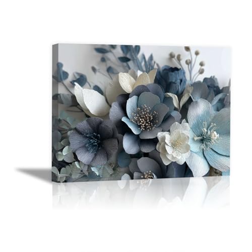 Fleur d’art en papier tridimensionnel HOQIU grand format pour habiller un mur vide