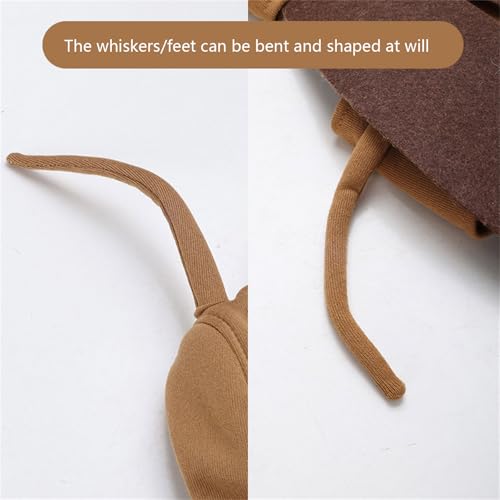 Accesorios para cosplay de gatos estilo disfraz de cucaracha divertido 6