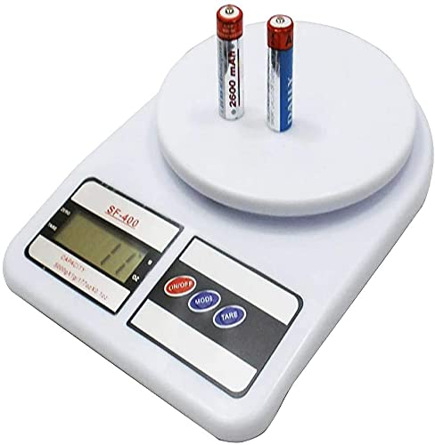 Longzhi Balança Digital de Cozinha, SF-400, Até 10 kg, Escala 1 grama