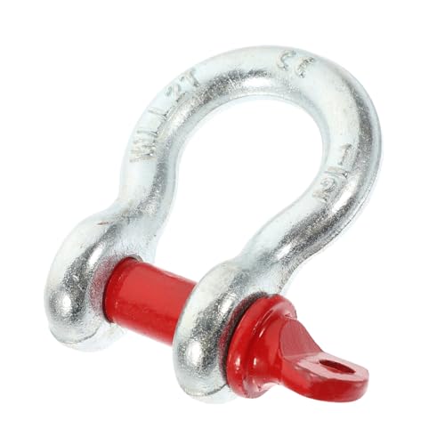 Alipis Manille Ancre Galvanisée 1/2 2 Tonnes en Acier Galvanisé Robuste, Outil de Levage Facile et Rapide pour Occasions de Levage et Déchargement