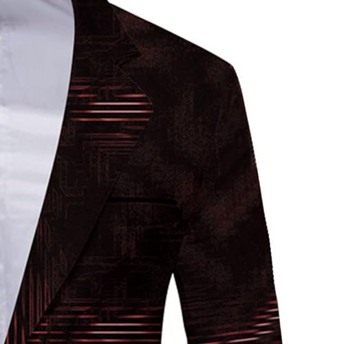 Men's Casual Blazer Floral Coat Regular Tuxedo Floral Suit Jacket Slim Fit Lightweight Blazer Coats3
