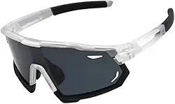 Óculos de Sol Esportivo Polarizado Baixa Pace Premium Ciclismo Corrida Bike UV400 Masculino Feminino Unisex - Modelo Runner - Cacife Brand