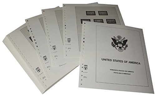 Feuilles USA Timbres Franchise Postale LINDNER 1937-1968 pour album