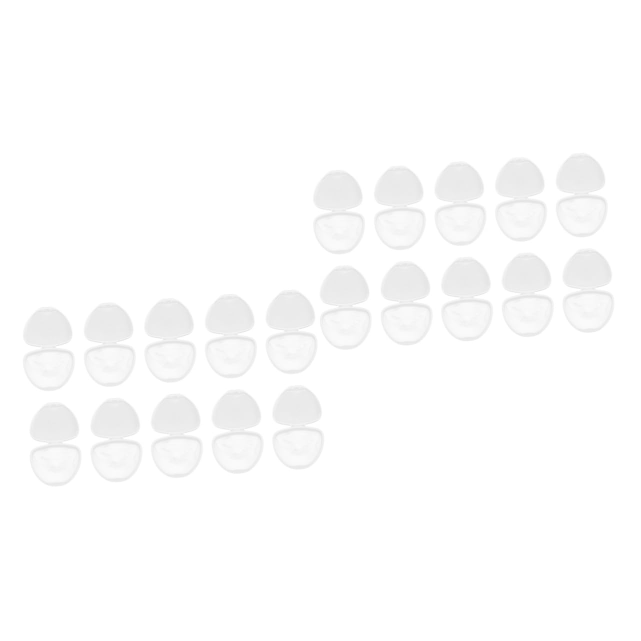 20pcs Pacifier Box Portable Storage Case for Pacifiers and Easy to Clean Secure Holder for Newborn Soothing Accessories