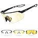 Lamicall Occhiali Ciclismo Fotocromatici, [3S Fotocromatico] [28g Ultraleggero-TR90] Anti-UV400, Nasello Regolabile, Occhiali da Sole Sportivi per Uomo e Donna, per Bici/Corsa/Pesca/Sport all'Aperto