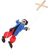 Marionettenpuppen – 😊clown-marionettenpuppe – pirat-marionette, clown-marionettenpuppe, holzpuppe, schnurspielzeug, handpuppe, clown-spielzeug, vintage-puppenspielzeug für weihnachten, geburtstag, urlaub, party, karneval.