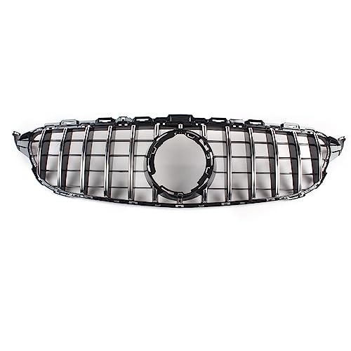 Grille de calandre Mercedes W205 style GTR en ABS haut de gamme chrome et noir