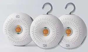 Origin Moisture Absorber + Mini Dehumidifier With Natural Silica Gel; Reusable & Rechargeable For Years. Removes Excess Moisture, Musty Smell. For Wardrobe, Study, Food Storage Cabinet, Car(Pack of 3)